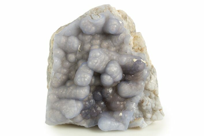 Blue Chalcedony Pseudomorph After Anhydrite - Peru #337389